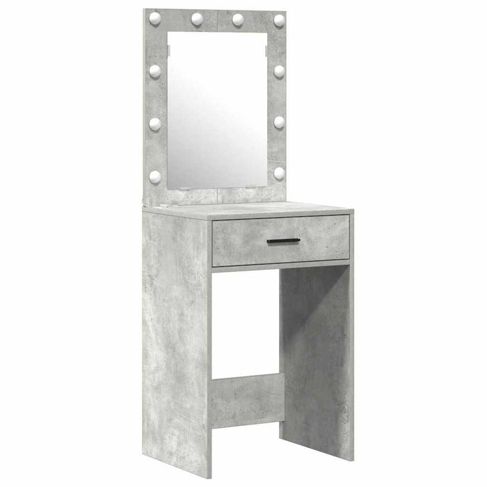 Tavolo da Trucco con cassetto 2 pcs Grigio 50 x 41 x 135 cm 3334239