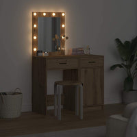 Tavolo da Trucco con cassetto 2 pcs Marrone 50 x 41 x 135 cm 3334244