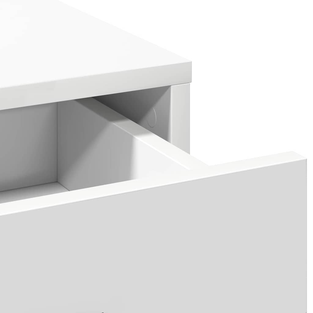 Tavolo da Trucco 3 pcs Bianco 40 x 41 x 75 cm Legno multistrato 3334245