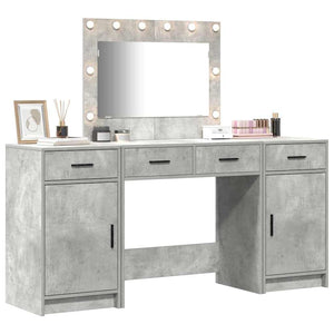 Tavolo da Trucco 3 pcs Grigio 40 x 41 x 75 cm Legno multistrato 3334248