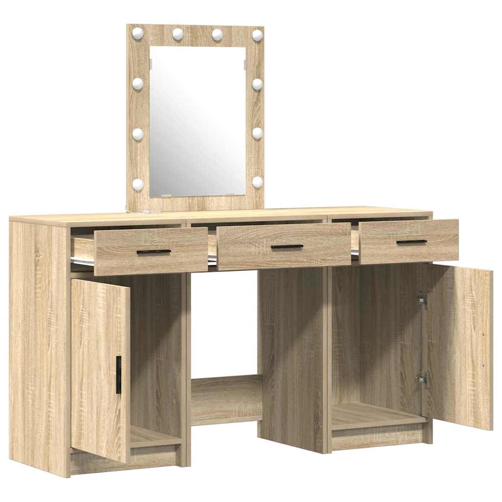 Tavolo da Trucco Marrone 50 x 41 x 135 cm Legno multistrato 3334256