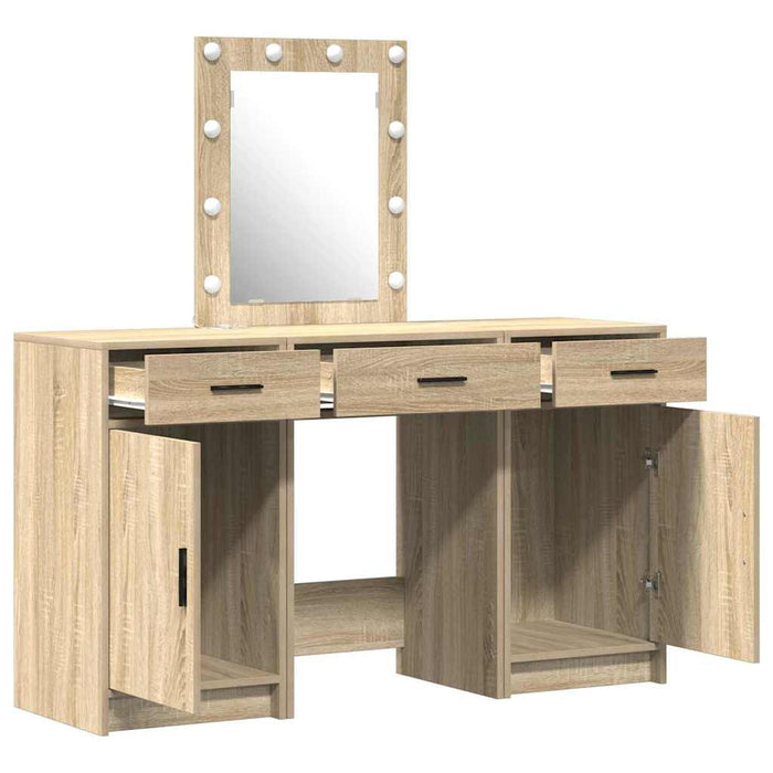Tavolo da Trucco Marrone 50 x 41 x 135 cm Legno multistrato 3334256