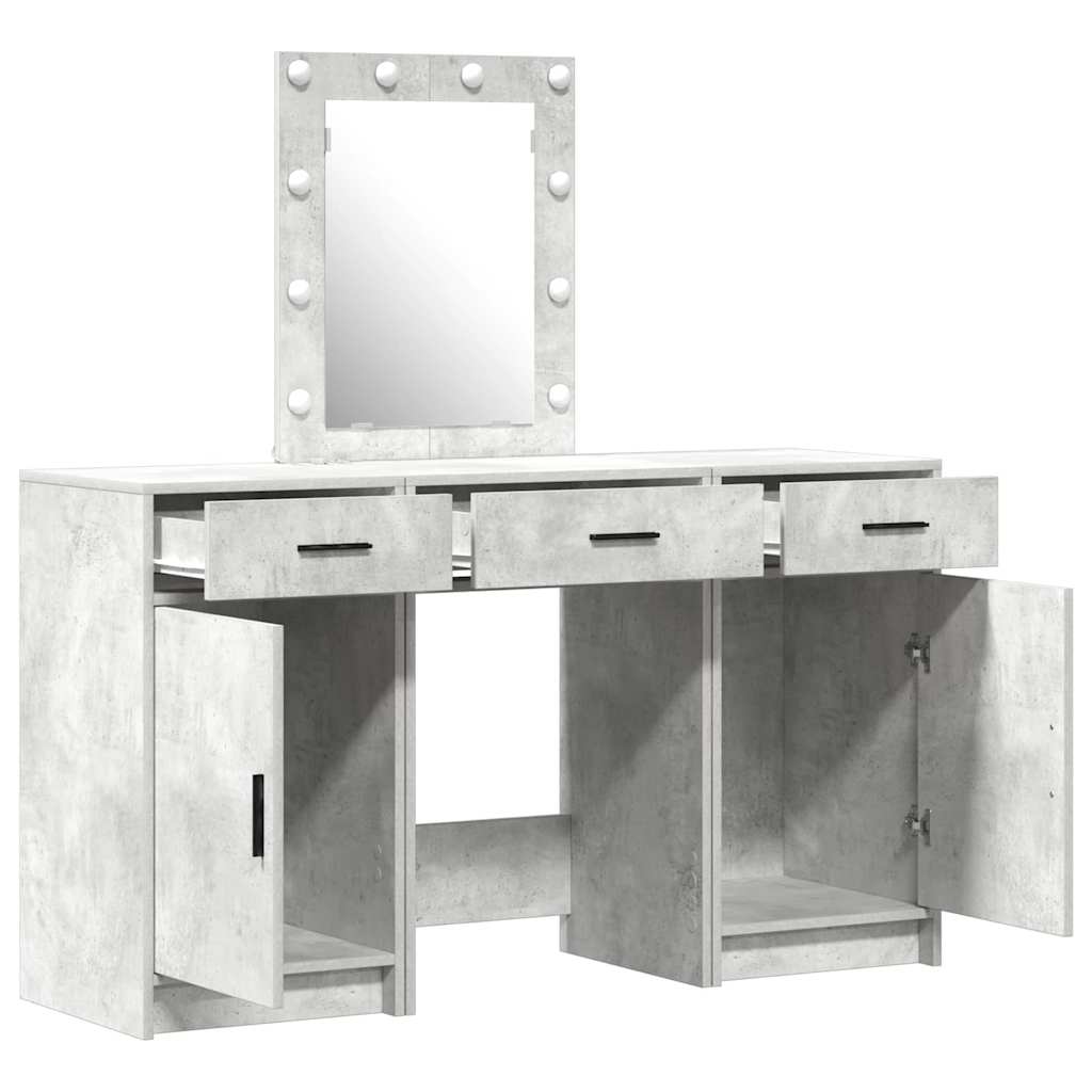 Tavolo da Trucco Grigio 50 x 41 x 135 cm Legno multistrato 3334257