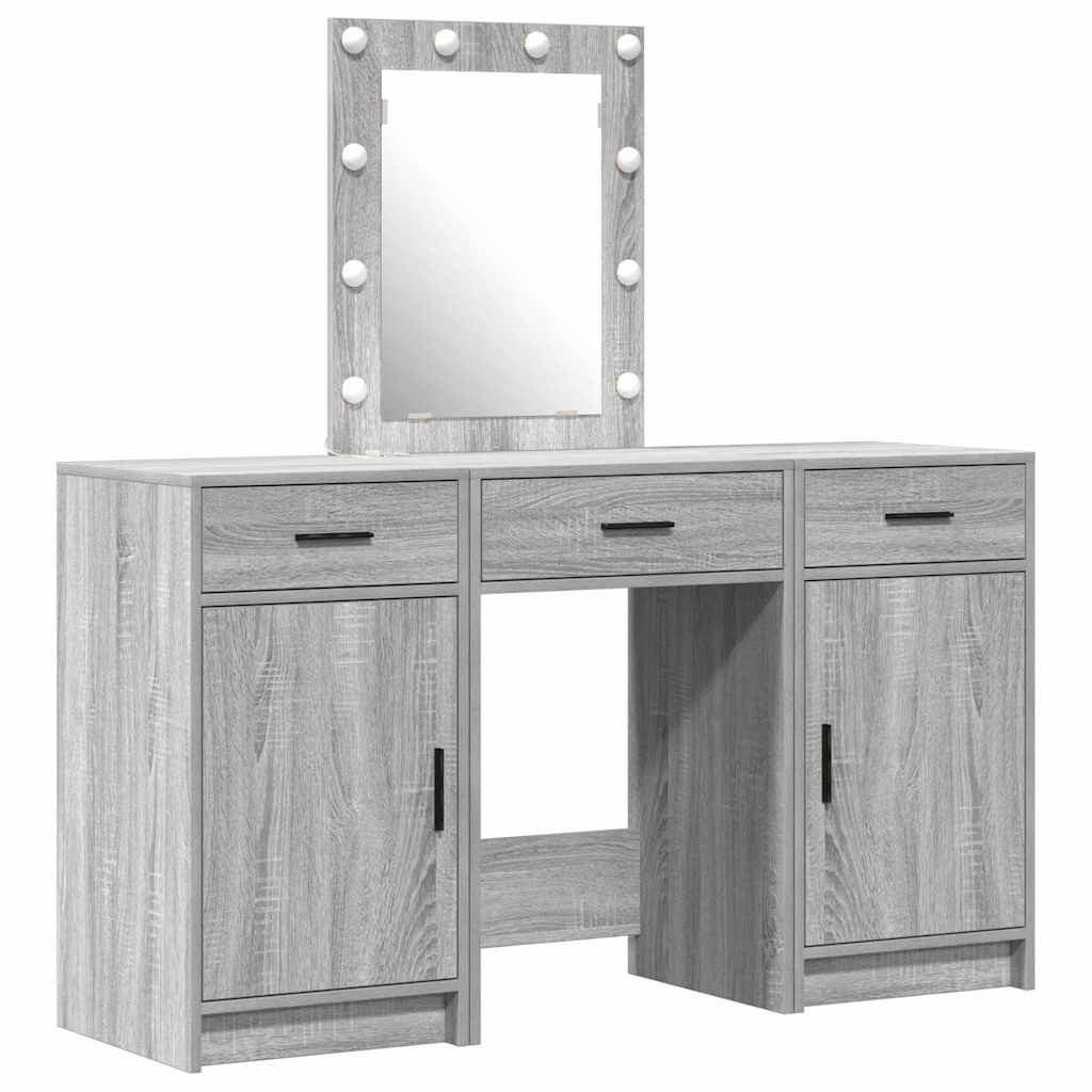 Tavolo da Trucco Grigio 50 x 41 x 135 cm Legno multistrato 3334259