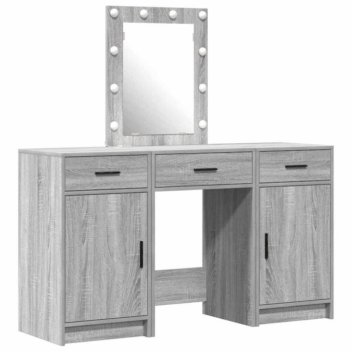 Tavolo da Trucco Grigio 50 x 41 x 135 cm Legno multistrato 3334259