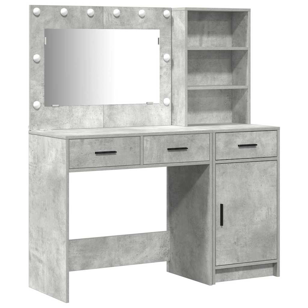 Tavolo da Trucco con cassetto 2 pcs Grigio 78.5 x 41 x 135 cm 3334266
