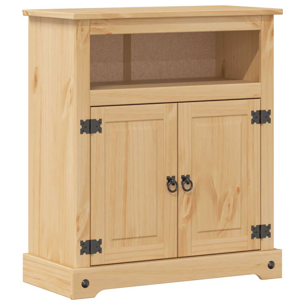 vidaXL Set Mobili da Bagno 2 pz Corona in Legno Massello di Pino