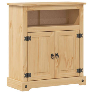 vidaXL Set Mobili da Bagno 2 pz Corona in Legno Massello di Pino