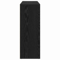 Credenza 2 pz-Set di 2 Buffet-Armadio da cucina Rovere Nero 60 x 31 x 84 cm Legno multistrato 874549