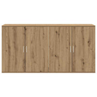Credenza 2 pz-Set di 2 Buffet-Armadio da cucina Rovere artigianale 79 x 38 x 80 cm