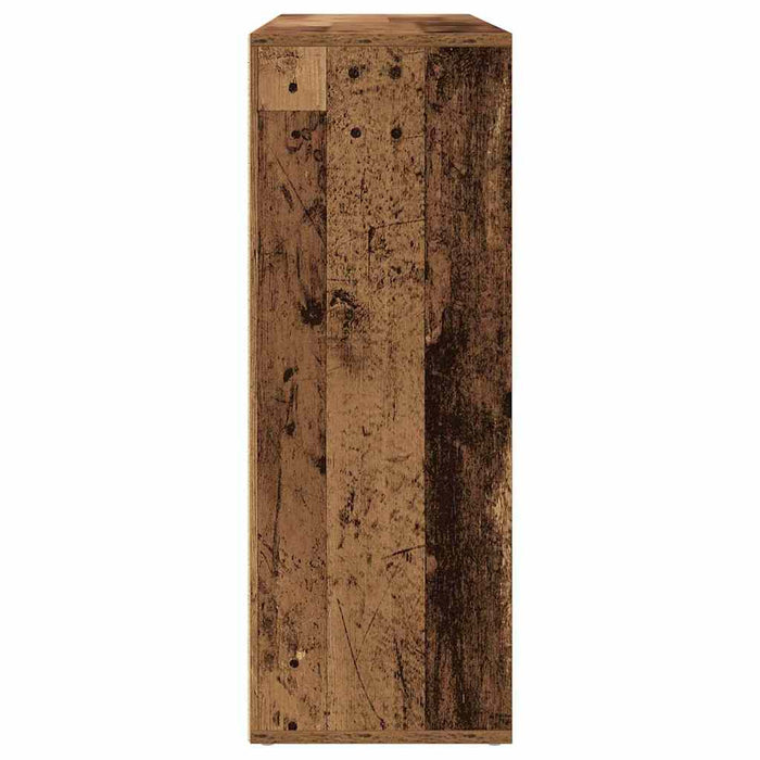 Credenza 2 pz-Set di 2 Buffet-Armadio da cucina Legno vecchio 60 x 31 x 84 cm Legno multistrato 554965