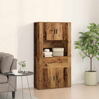 Highboard in Legno di Recupero 80x33x150 cm 3334340