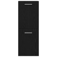 Set di Mobili da Bagno 4 pcs Rovere Nero 90 x 38,5 x 50 cm 3334353