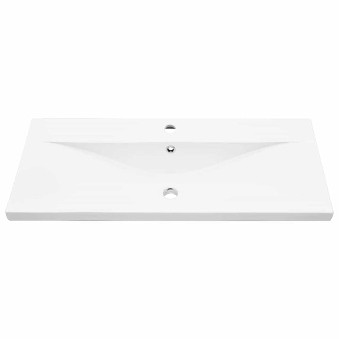 Set di Mobili per Bagno 4 pcs Rovere Nero 90 x 38.5 x 46 cm 3334354