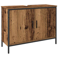 Set di mobili per il bagno 3 pcs Marrone 80 x 30 x 44 cm 3334364