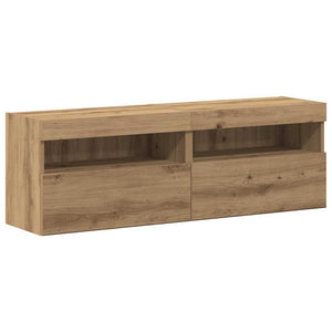 Set mobile TV 6 pz-Set di 6 Credenza per TV rovere artigianale Legno multistrato 519190