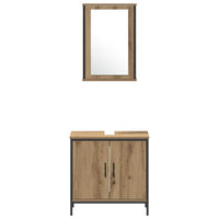 Set di mobili da bagno 3 pezzi in rovere artigianale in legno ingegnerizzato 3334400