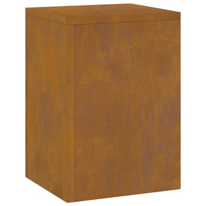 Supporti per piante 2 pcs Ruggine 24 x 24 x 35 cm 865812