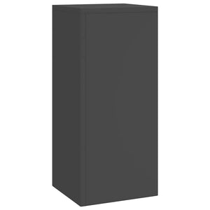 Supporti per piante 2 pcs Nero 24 x 24 x 55 cm Acciaio 865813