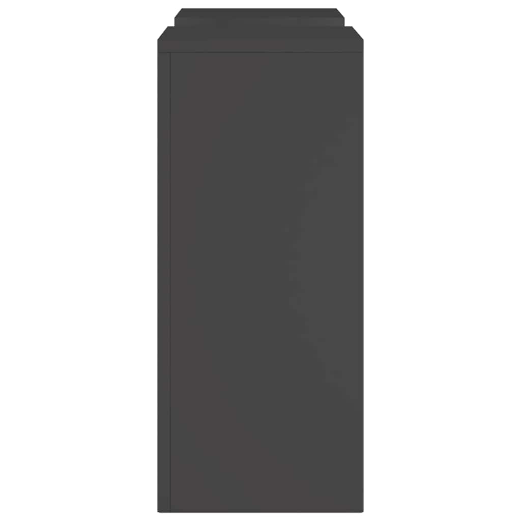 Supporti per piante 2 pcs Nero 24 x 24 x 55 cm Acciaio 865813