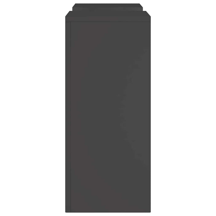 Supporti per piante 2 pcs Nero 24 x 24 x 55 cm Acciaio 865813