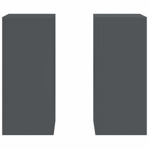 Supporti per piante 2 pcs Antracite 24 x 24 x 55 cm Acciaio 865815