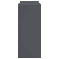 Supporti per piante 2 pcs Antracite 24 x 24 x 55 cm Acciaio 865815