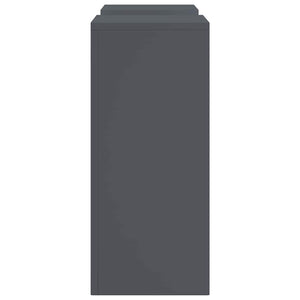 Supporti per piante 2 pcs Antracite 24 x 24 x 55 cm Acciaio 865815