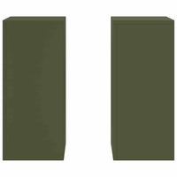 Supporti per piante 2 pcs Oliver verde 24 x 24 x 55 cm Acciaio 865816
