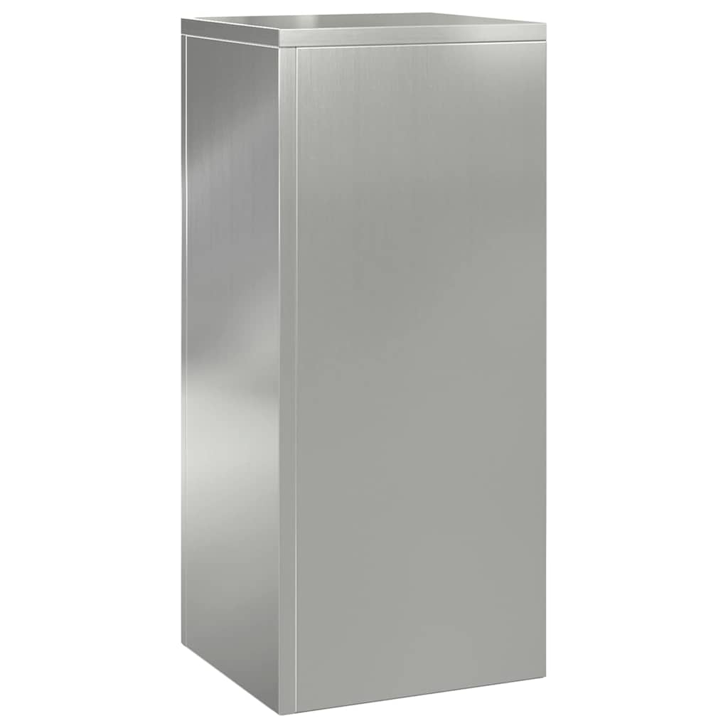 Supporti per piante 2 pcs Argento 24 x 24 x 55 cm 865818