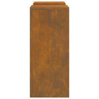 Supporti per piante 2 pcs Ruggine 24 x 24 x 55 cm 865819