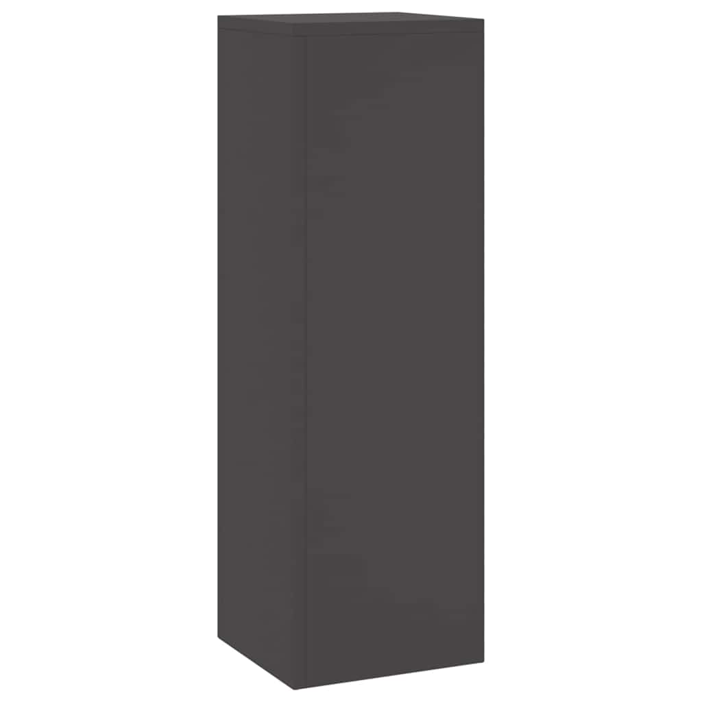 Supporti per piante 2 pcs Nero 24 x 24 x 75 cm Acciaio 865820