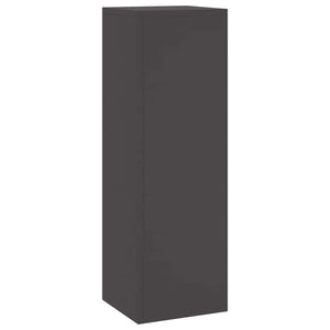 Supporti per piante 2 pcs Nero 24 x 24 x 75 cm Acciaio 865820