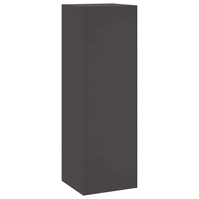 Supporti per piante 2 pcs Nero 24 x 24 x 75 cm Acciaio 865820