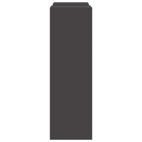 Supporti per piante 2 pcs Nero 24 x 24 x 75 cm Acciaio 865820