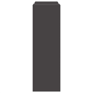 Supporti per piante 2 pcs Nero 24 x 24 x 75 cm Acciaio 865820