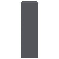 Supporti per piante 2 pcs Antracite 24 x 24 x 75 cm Acciaio 865822