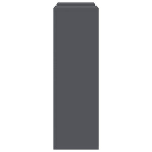 Supporti per piante 2 pcs Antracite 24 x 24 x 75 cm Acciaio 865822