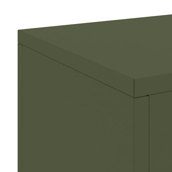 Supporti per piante 2 pcs Oliver verde 24 x 24 x 75 cm Acciaio 865823