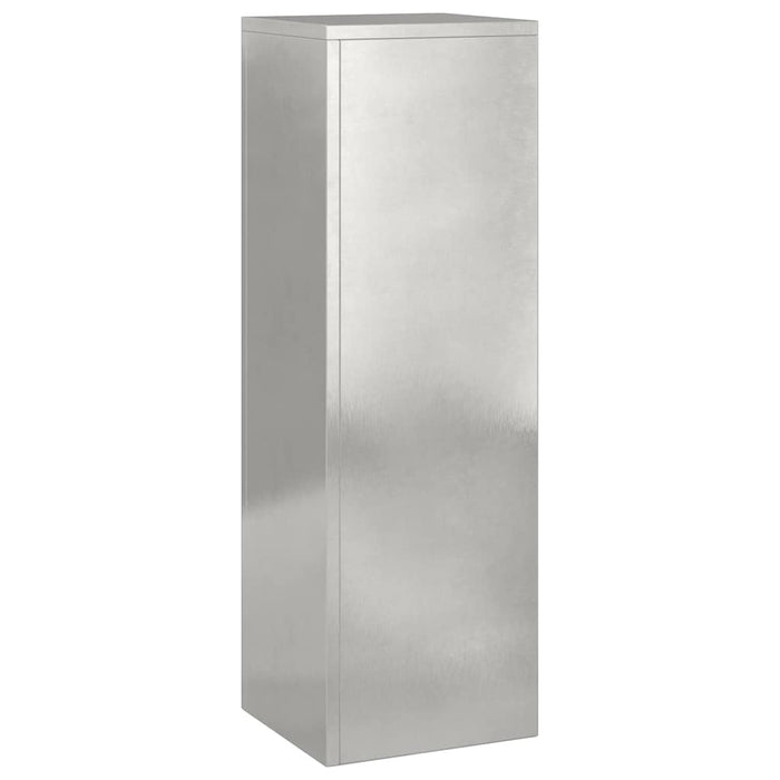 Supporti per piante 2 pcs Argento 24 x 24 x 75 cm 865824