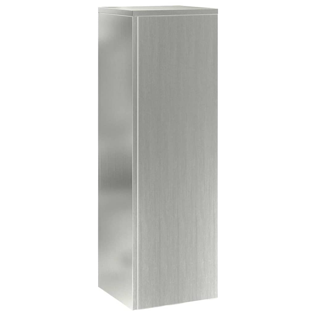 Supporti per piante 2 pcs Argento 24 x 24 x 75 cm 865825