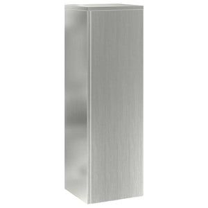 Supporti per piante 2 pcs Argento 24 x 24 x 75 cm 865825