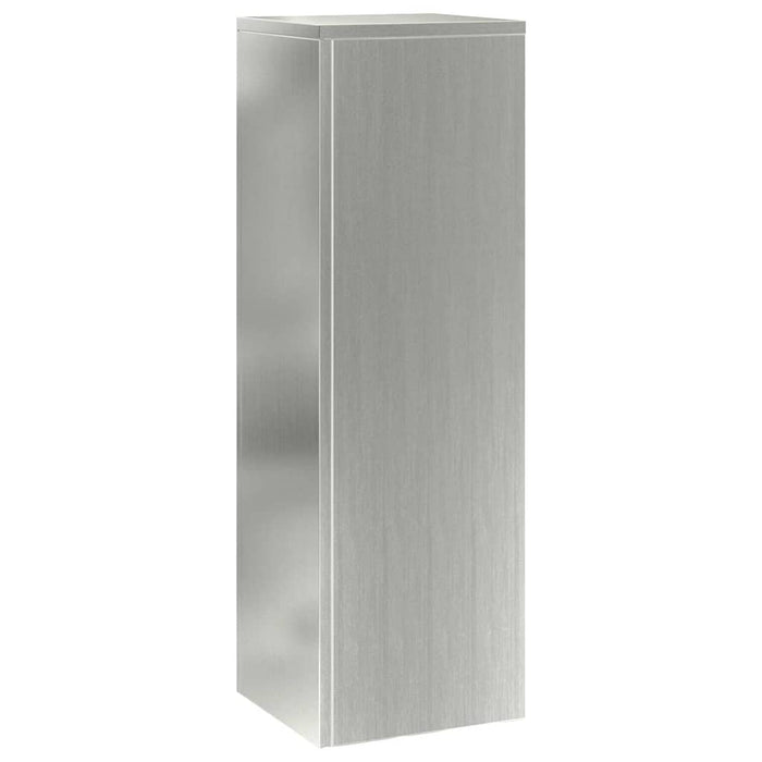 Supporti per piante 2 pcs Argento 24 x 24 x 75 cm 865825