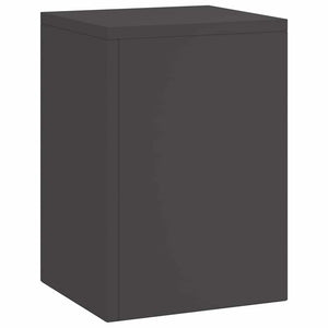 Supporti per piante 3 pcs Nero 24 x 24 x 75 cm Acciaio 865827