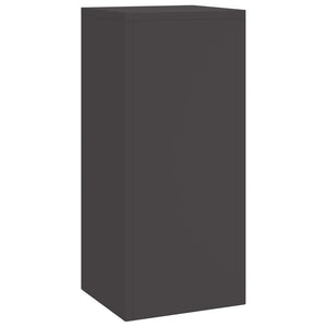 Supporti per piante 3 pcs Nero 24 x 24 x 75 cm Acciaio 865827