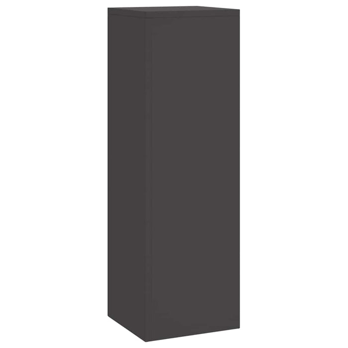 Supporti per piante 3 pcs Nero 24 x 24 x 75 cm Acciaio 865827