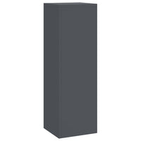 Supporti per piante 3 pcs Antracite 24 x 24 x 75 cm Acciaio 865829