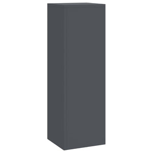 Supporti per piante 3 pcs Antracite 24 x 24 x 75 cm Acciaio 865829