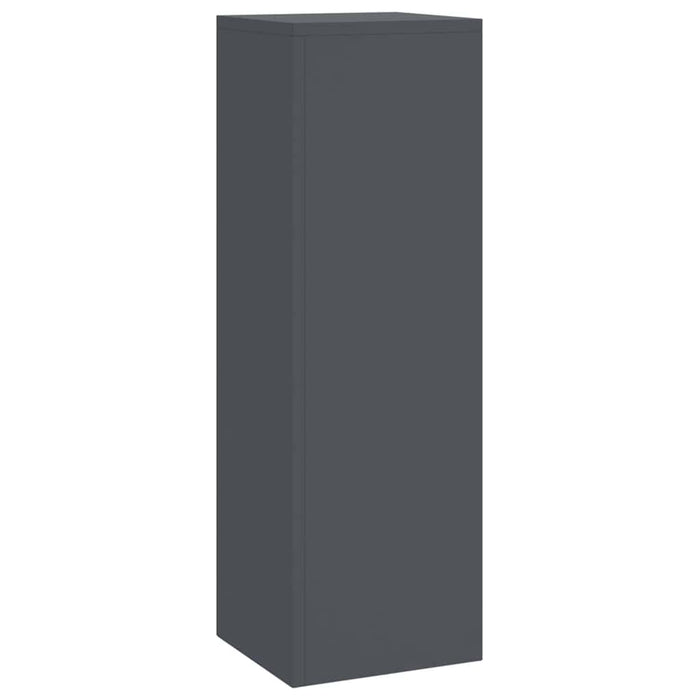 Supporti per piante 3 pcs Antracite 24 x 24 x 75 cm Acciaio 865829