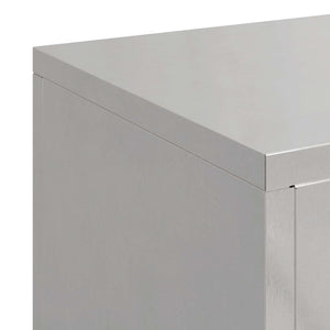 Supporti per piante 3 pcs Argento 24 x 24 x 75 cm 865831